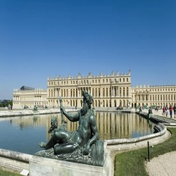 Chateau de Versailles in Royal Palace near Paris, France